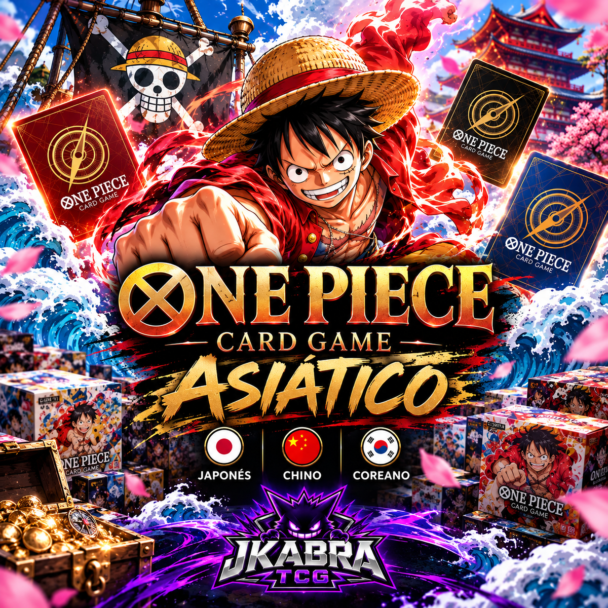 One Piece TCG Asiático