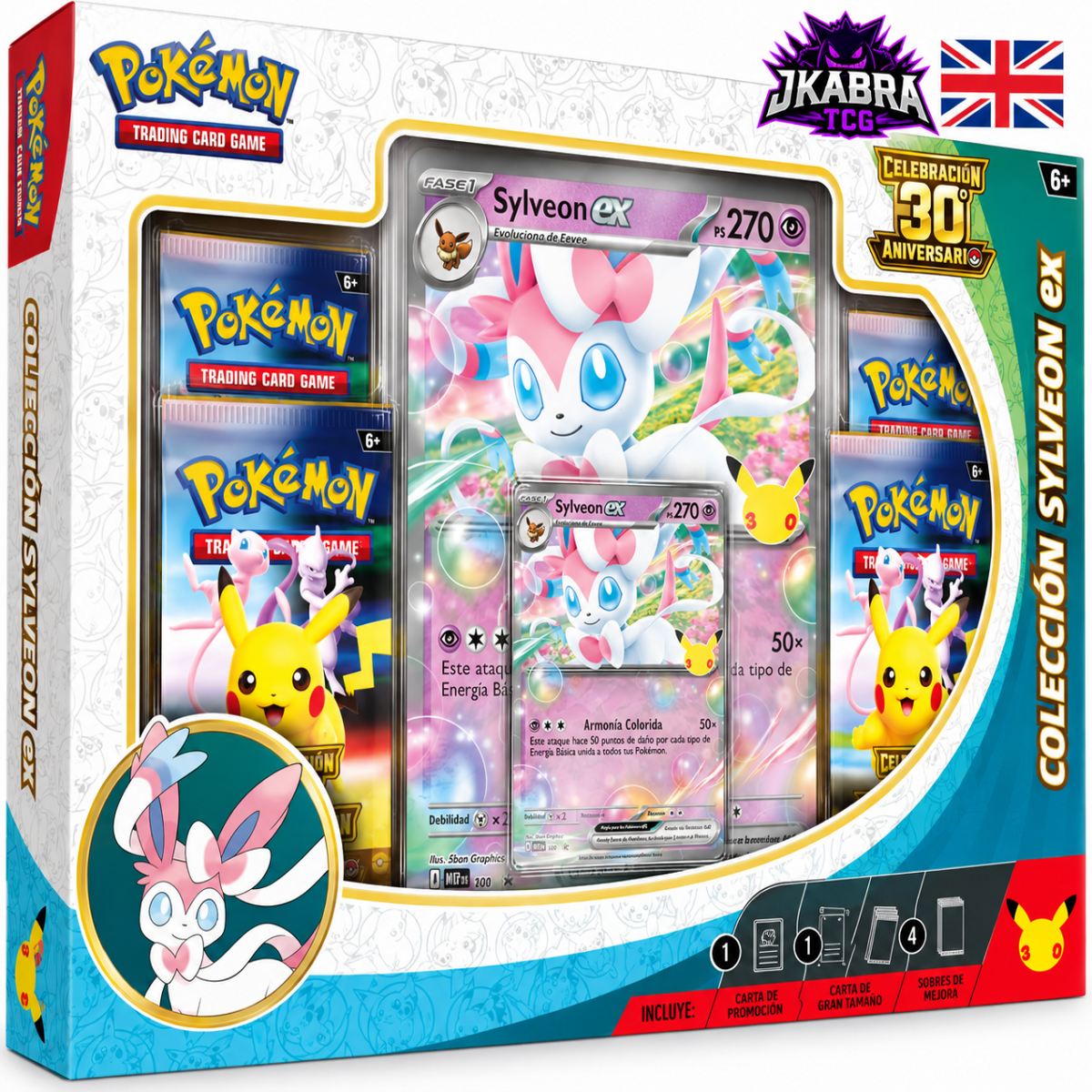 PREVENTA – 30.º Aniversario – Colección Sylveon ex / Ex box Sylveon / INGLÉS