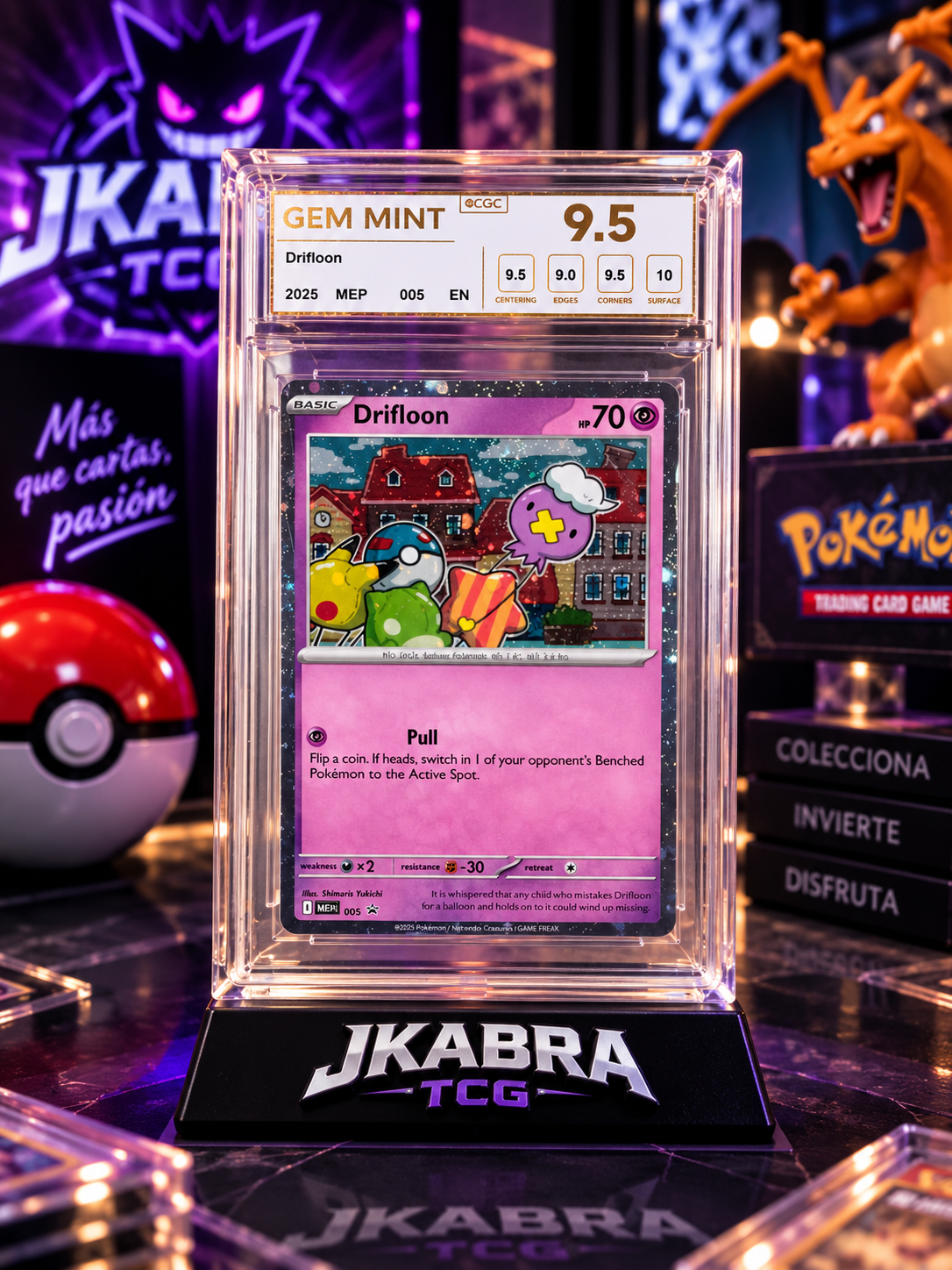 Drifloon 005 – Gem Mint 9.5 – Pokémon TCG Inglés 2025