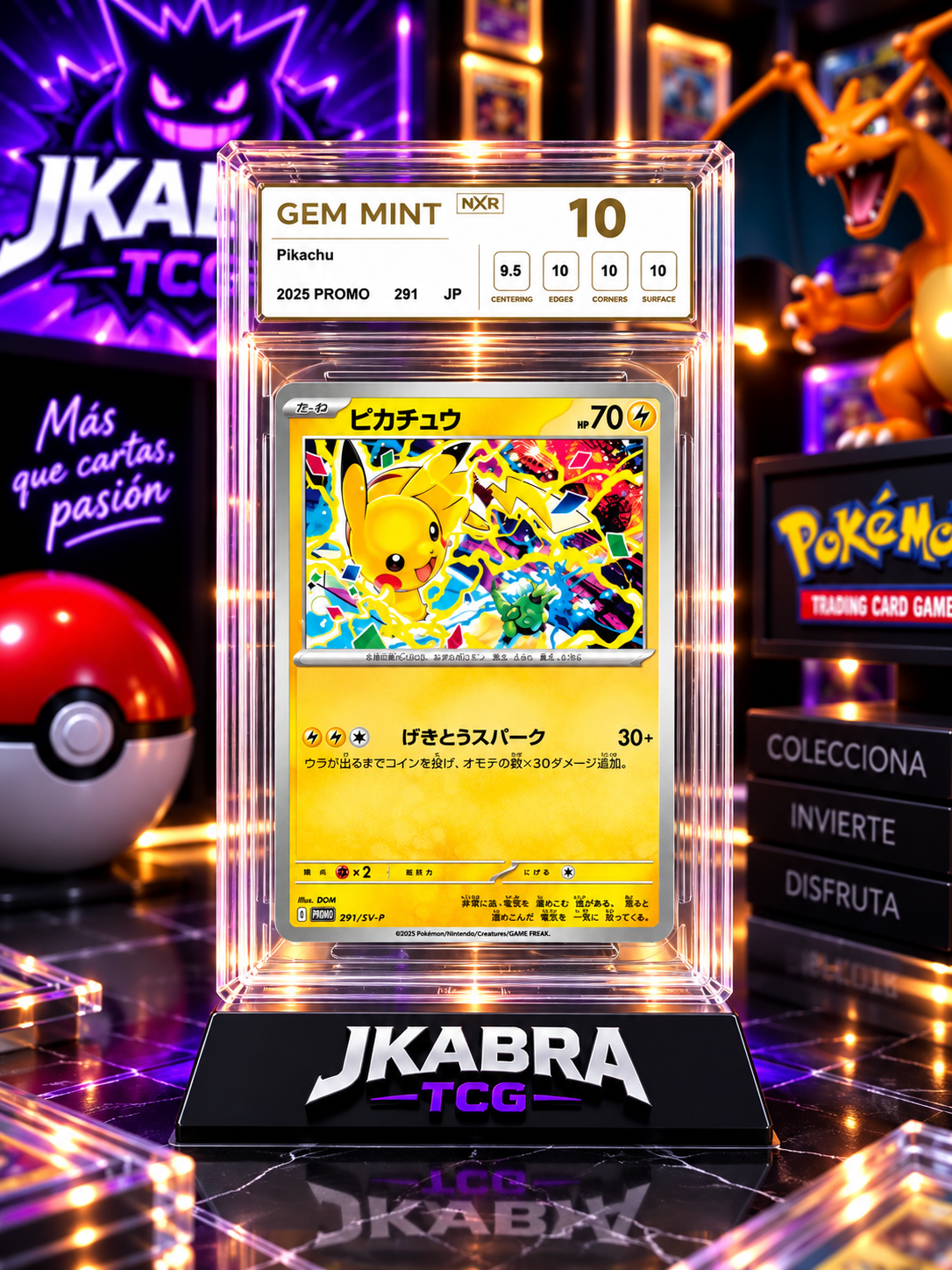 ⚡ PIKACHU PROMO 291/SV-P – GEM MINT 10 ⚡