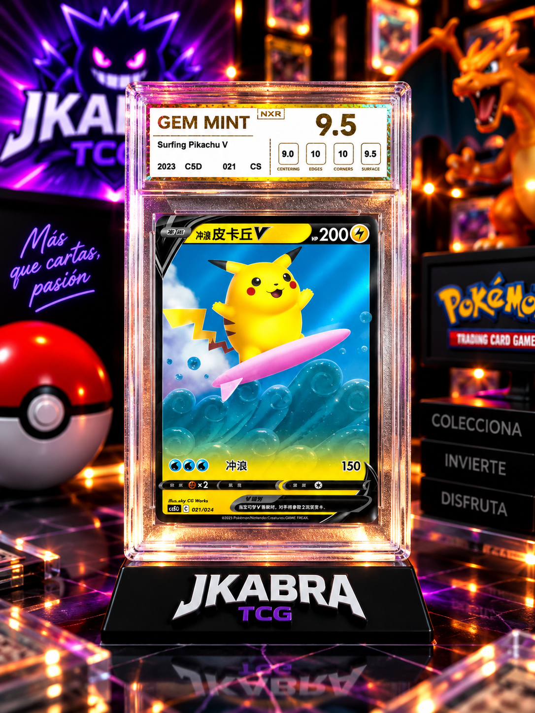 ⚡🏄 PIKACHU SE VA DE SURF… Y VIENE GRADEADO 🏄⚡