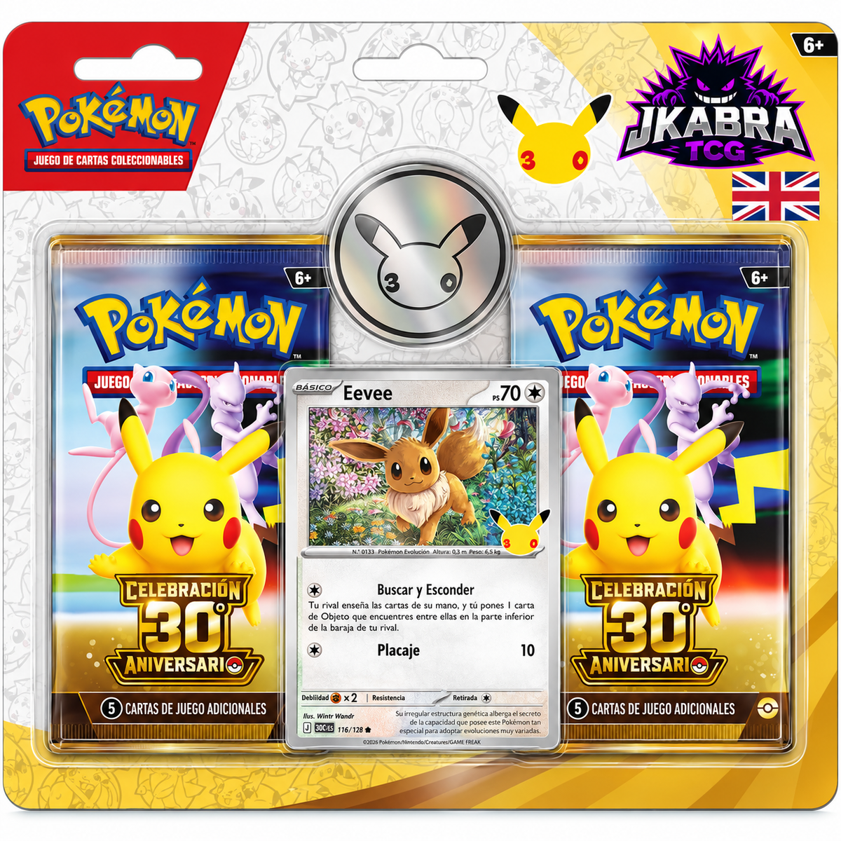 PREVENTA – 30.º Aniversario – Pack de 2 Sobres / 2 Pack blíster / INGLÉS