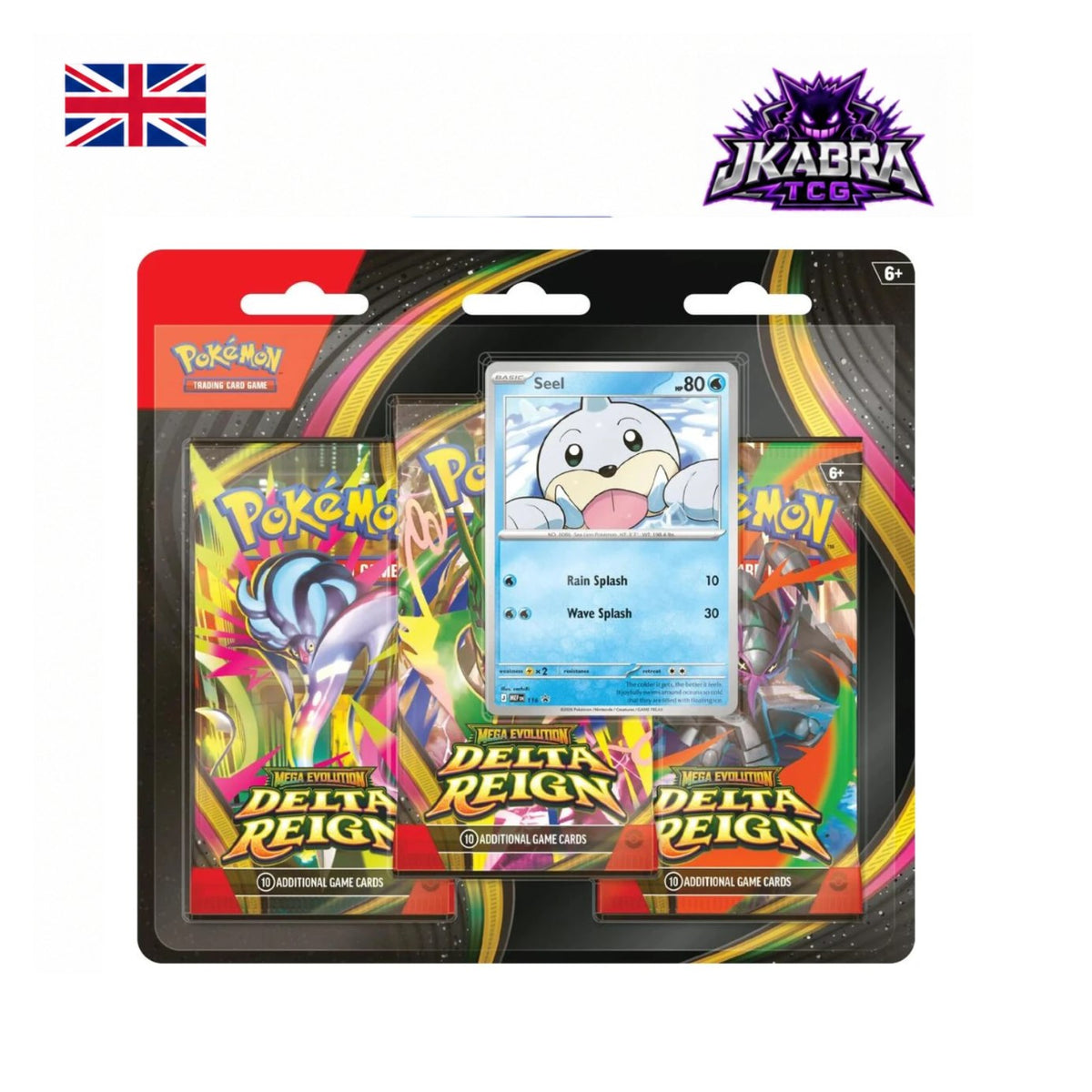 PREVENTA –Blíster pack 3 Mega Evolution Delta Reign