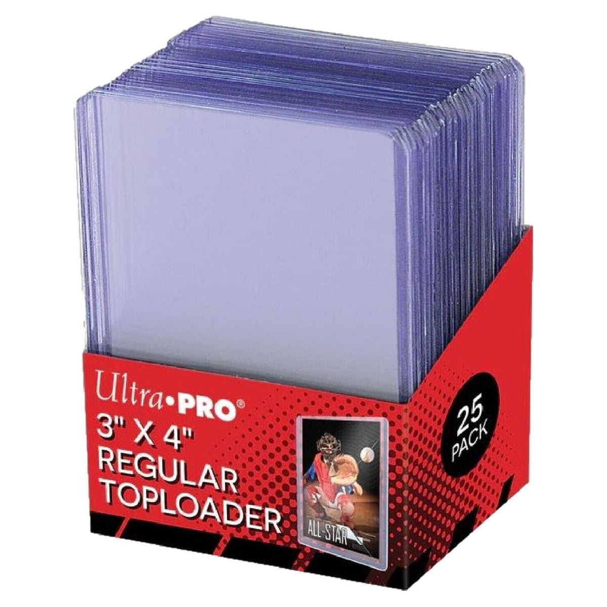 Ultra PRO Toploader 3" x 4" – Pack de 25 Unidades